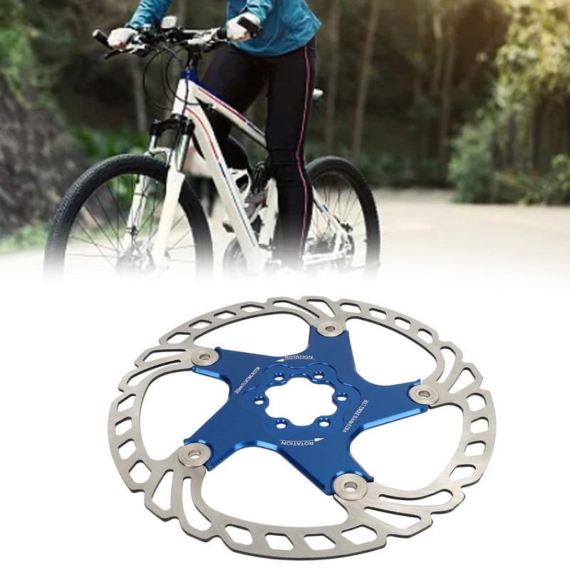 Mountain Bike Floating Disc Brake Rotor 6 Bolts Heat Dissipation
