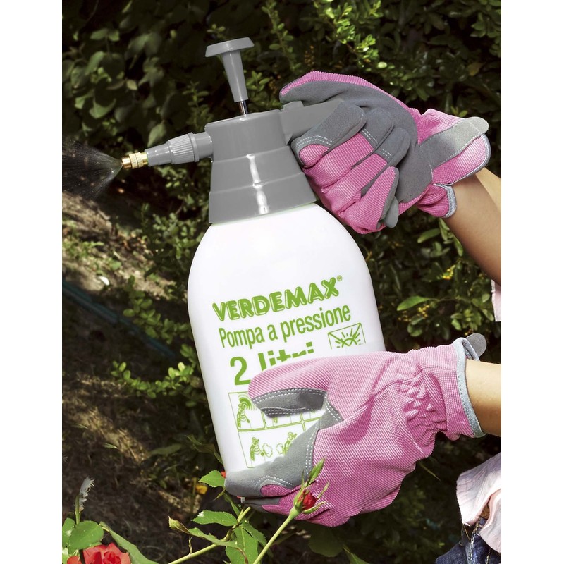 VERDEMAX Women's 4972 Professional Garden Gloves (Size S), Pink, 27cm15cm2cm