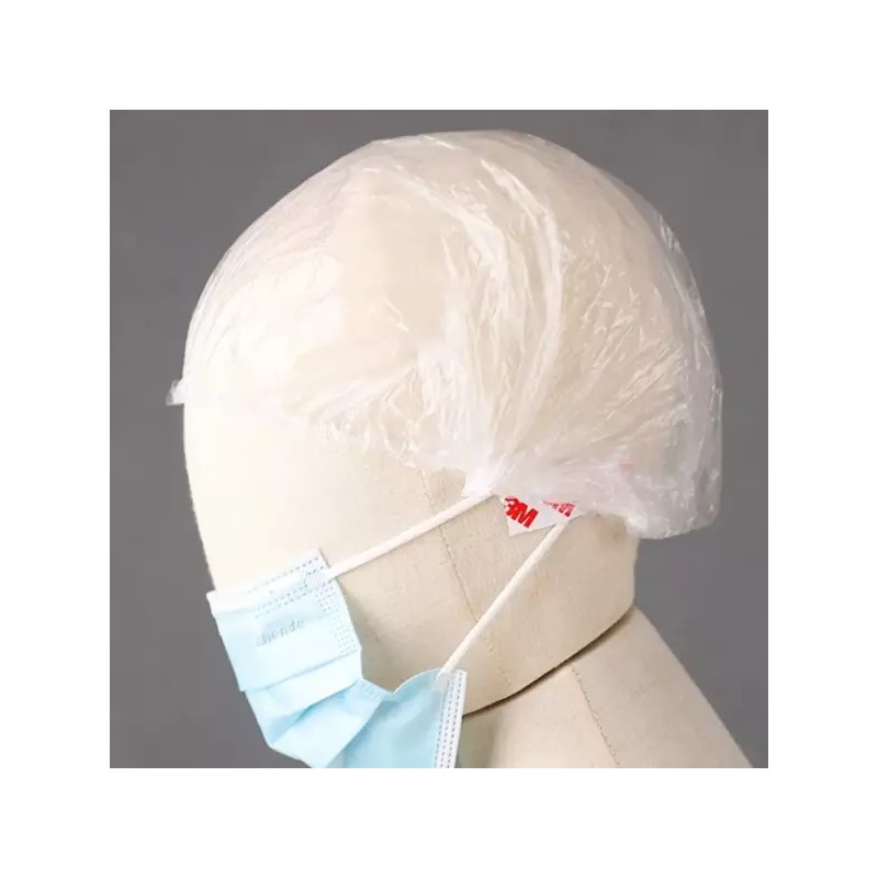 다용도 비닐 헤어캡 샤워캡 100개 Multipurpose Vinyl Hair Cap Shower
