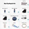 Rod Tip Repair Kit with Glue,Complete Supplies for Freshwater &