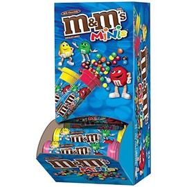 M&M'S Milk Chocolate MINIS Size Candy 1.08-Ounce Tube 24-Count