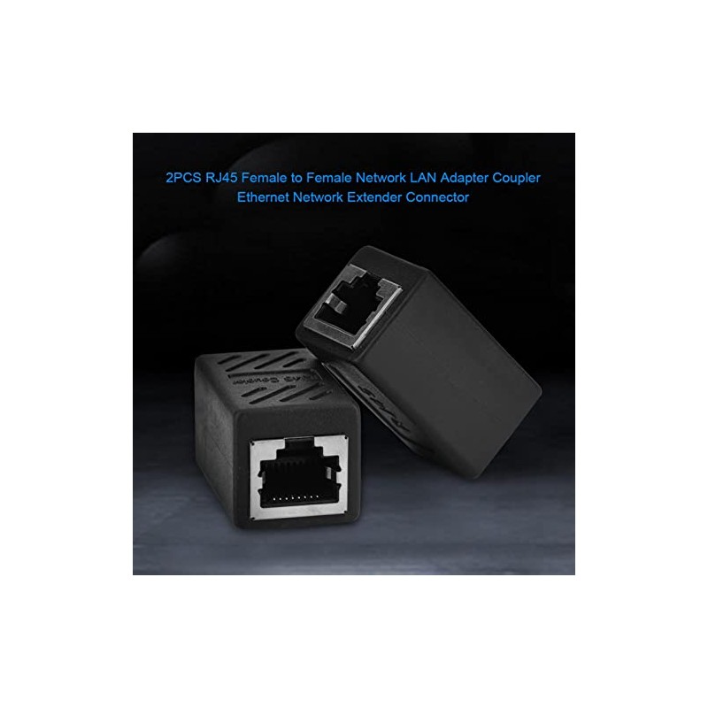 Acoplador Richer-R RJ45, extensor de cable Ethernet Cat7 Cat6 Cat5e,
