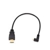 System-S Micro HDMI 1.4 Cable Upwards Angled to HDMI Male