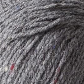 1 Ball La Mia Re-Tweed Hilo para tejer, %40 % lana %40 poliéster %20 acrílico, 3.5 onzas (100 g) / 202 años (185 m), Worsted, Gris - L149