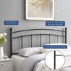 Modway Modway Abigail Queen Metal Headboard in Black
