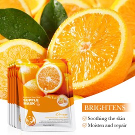 🔥 10pz mascarilla hidratante veg frutal para toda piel  Vitaminas y Minerales