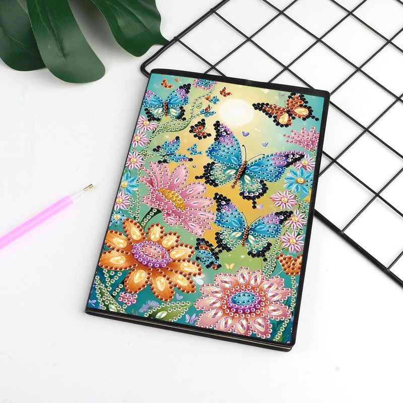 JISHSHAY Diamond Painting Notebook Journal Diamond Art Note Book Gem