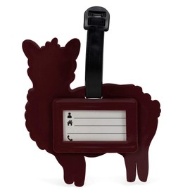 Miami CarryOn Novelty Collection Luggage ID Tags (2-Piece) (Navy Llamas)