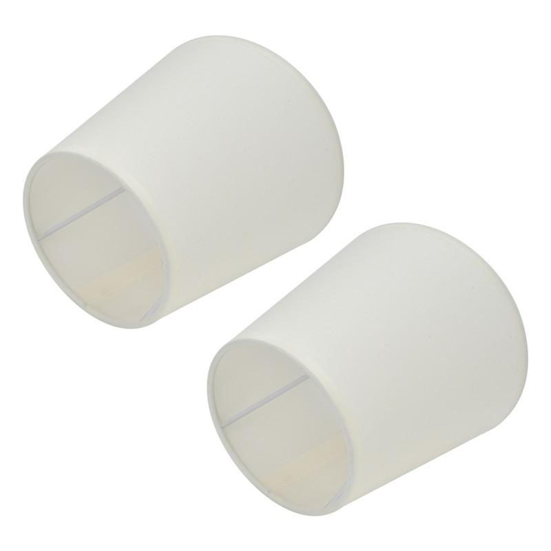 2Pcs Indoor Lamp Shade European Style Fabric Lampshade for E14