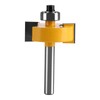 1/2"H - 1/4" Shank Rabbet Router Bit with 7 Bearings