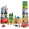 Coogam Toddler Sorting & Stacking Toys with Nesting Garages Cars,