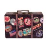 Birendy KD 1291 Chest Suitcase Set Wooden Chest Faux Leather
