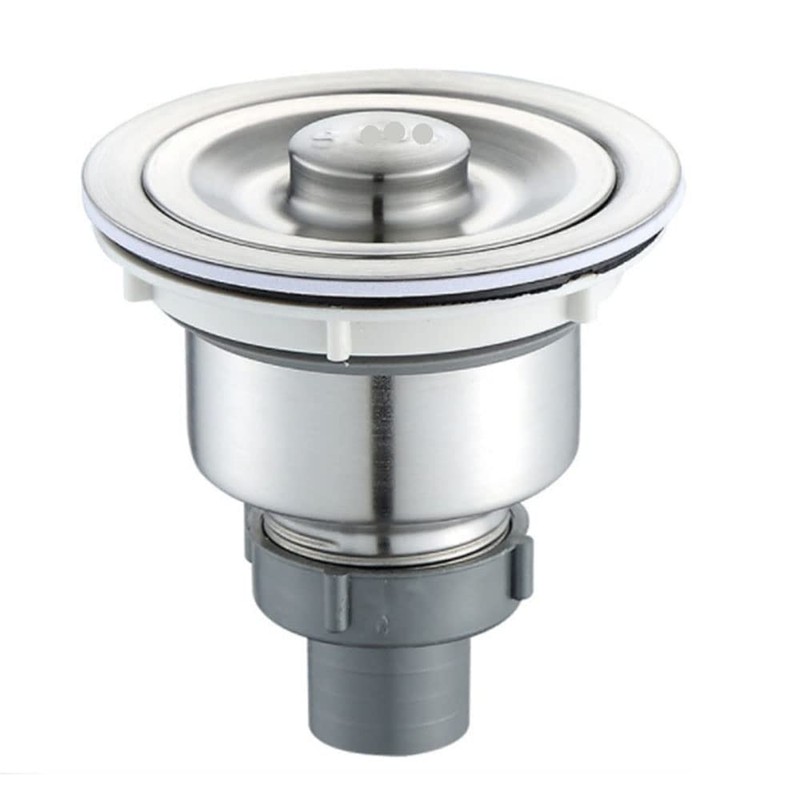 CENPEK 2pcs Kitchen Sink Drain Strainer Assembly, Stainless Steel Sink