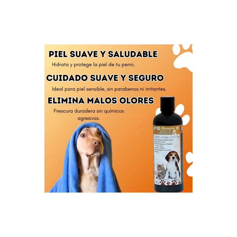 Shampoo BellaPet CocoArgan Acondicionador Para Mascota 500ml