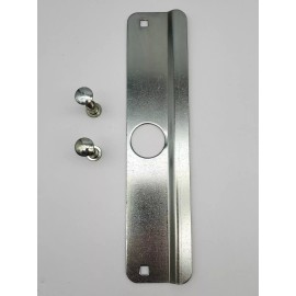 Latch Gard Door Latch Protection Plate 11-5/8" L x 2-5/8" W Zinc Plated LG160