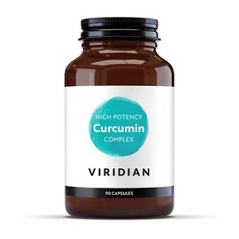 Viridian Viridian - High Potency Curcumin Complex - 90 Caps | Turmeric & Boswellia Extracts | Full Spectrum Curcuminoids, Ginger, Citrus Flavonoids | Nutritionist Formulated