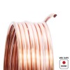 Solid Bare Copper Wire Round, Bright, Half Hard, 1/2 LB