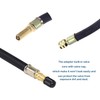KEWAYO 2 Pieces Flexible Rubber Tire Valve Adapter Extension with