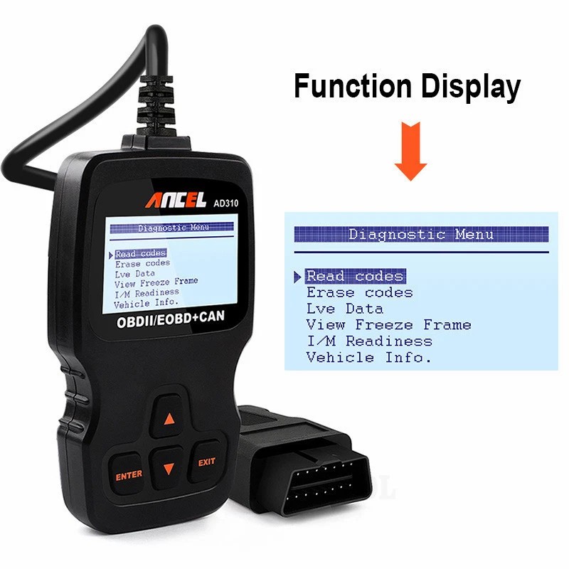 ANCEL AD310 Classic Enhanced Universal OBD II Scanner Car Engine