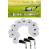 YFFSFDC Golf Iron Covers Headcovers 10 Pcs (3-9, A, Pw,