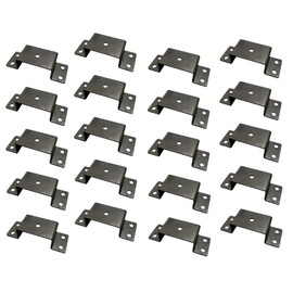 A.A Heavy Duty Bolt-On 2x4 Steel Stake Pockets for Trailer & Truck (20)
