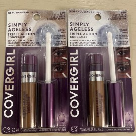 COVERGIRL 2 ~ CoverGirl Simply Ageless Triple Action Concealer~Soft Sable 380~Sealed