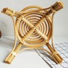 Plant Stand Flower Pot Rack Rattan Minimalist Stable 9.4in Diameter