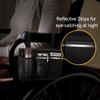 FINPAC Wheelchair Side Storage Bag w/Reflective Strips & Name Card