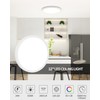 Flush Mount 12 Inch LED Ceiling Light Fixture, 24W Super