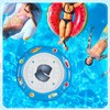 FormiPow Floating Table for Pool, 39''x39'' Premium PVC Pool Card