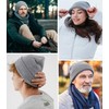 Dumrotite Cotton Beanie Hat for Women Men, Double Warm Knit