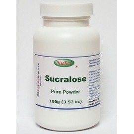 NuSci Sucralose Pure Powder 100g (3.52 oz) FCC Quality Standard, no calories, 600 times sweeter than sugar