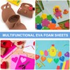 PATIKIL 20 Pcs Red EVA Foam Sheets, 12 x 8