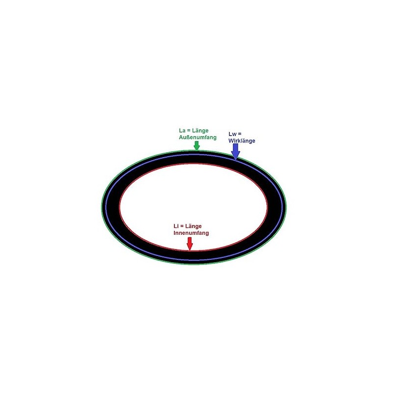Bando Red V-Belt B55-17 x 1400 Li, Classic