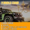 SENKEYFE V Bridle Tow Chain|G80-5/16 Inch × 3 Foot Bridle