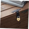 Gatuida 1set Mini Heart Shaped Padlock Cute Decorative Locks with