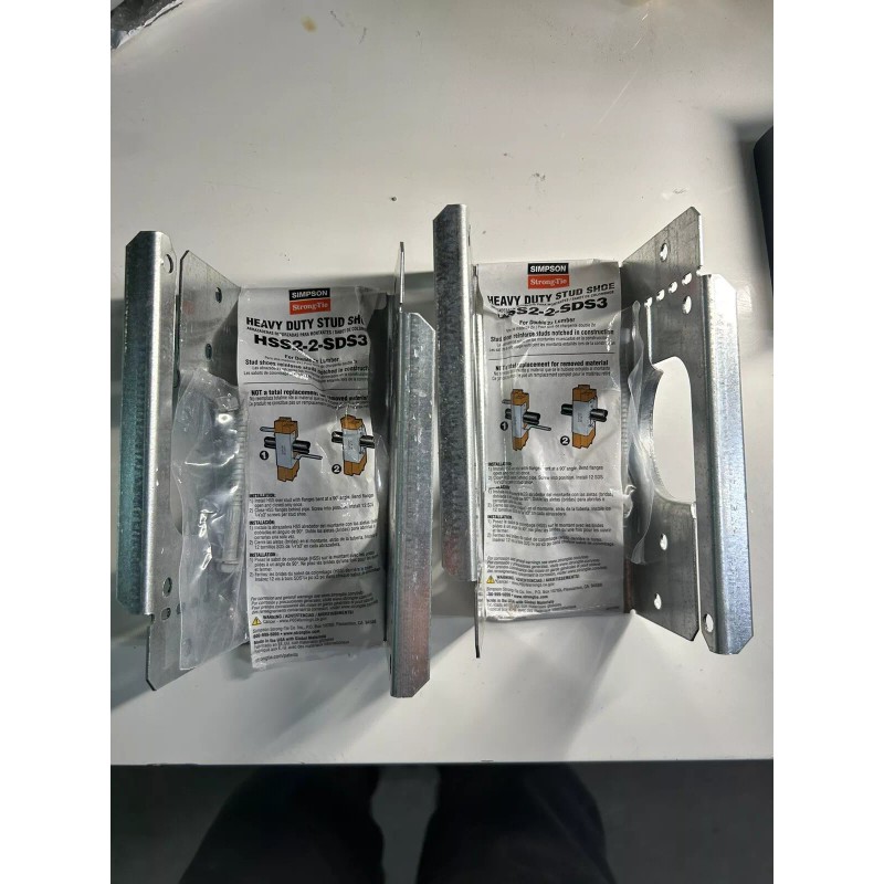 Simpson Strong Tie #HSS2-2-SDS3 Stud Shoe With 24 Screws For