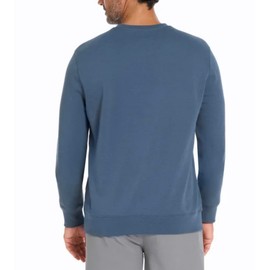 Hurley Men's Long Sleeve Crewneck Sweatshirt (US, Alpha, Large, Regular, Regular, Blue)
