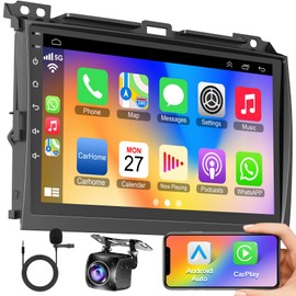 5G WiFi Upgrade 4+64G Toyota Land Cruiser Prado/Lexus GX470 2004-2009 with Wireless Carplay&Andriod Auto, IPS HD Touch Screen Prado Radio with Voice Control GPS/SWC/Bluetooth 5.2/FM/Backup Camera