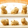 Pamonrueer 10 Pcs Cute Miniature Resin Cats Landscape Cats Figurines