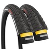 Fincci Pair Reflective 700 x 38c 40-622 Gravel Tyres with