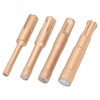 4PCS Brazed Hole Saw Kit Triangle Shank Tile Hole Opener