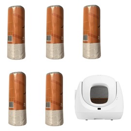 Mribo Litter Bag, Compatible with Catlink Baymax, Baymax Lite Automatic Litter Tray Cleaning, 100 Bags, Packed by 5