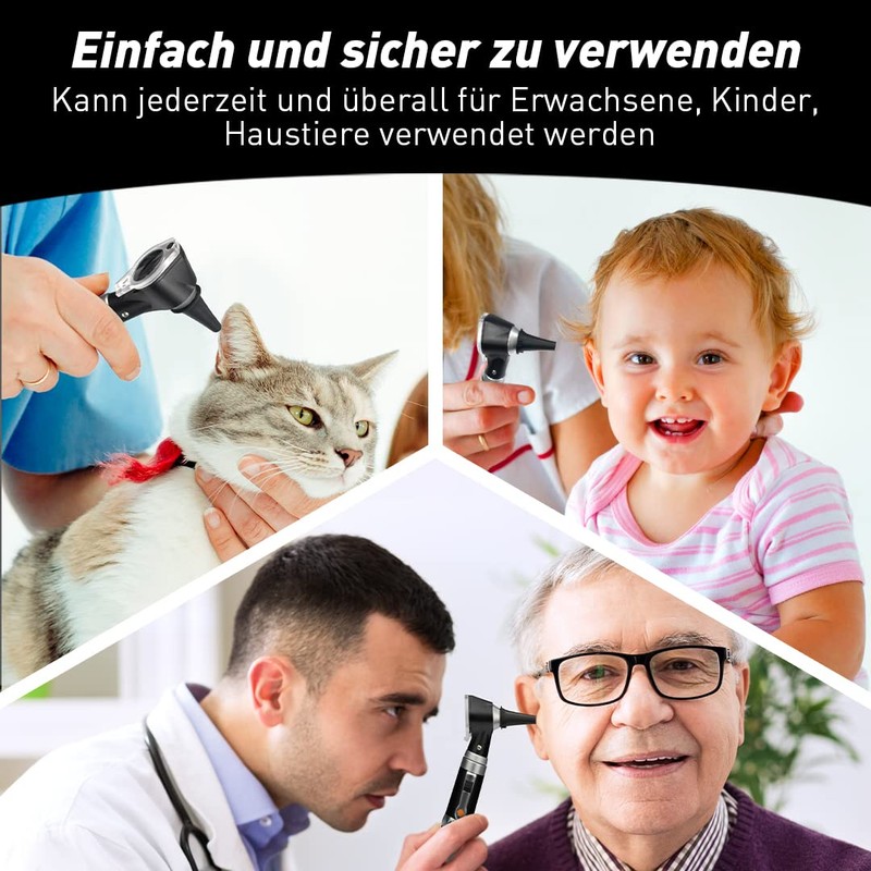 SCIAN Otoscope with Light, Ear Infection Detector and Pocket Ear