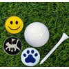 Adhere Golf Marker Metal Golf Logo Ball Mark Cute Cat