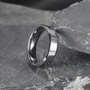 King Will Basic Mens 6mm Tungsten Carbide Ring High Polished