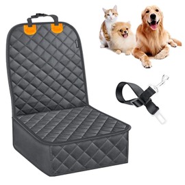 Car Front Seat Cover for Dogs Dog Seat Cover Seat Protector for Car Seats Seat Cover of Car for Pet Universal Waterproof Dustproof Car Seat Covers Front Seat Cover with Elastic Safety Belt