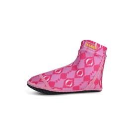 Duukies Girls' Ikat Pink Pattern Non-Slip UV Protection Beach Shoes, pink, 32/33 UK