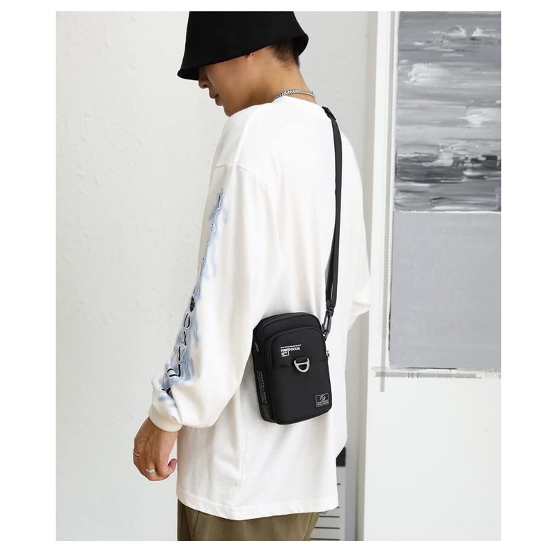 Gincci Men's Shoulder Bag, Mini Bag, Crossbody Bag, Leisure Bag,