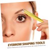 Baluue 18pcs Eyebrow Shaping Tweezers Beauty Eyebrow Trimming Tools Lightweight